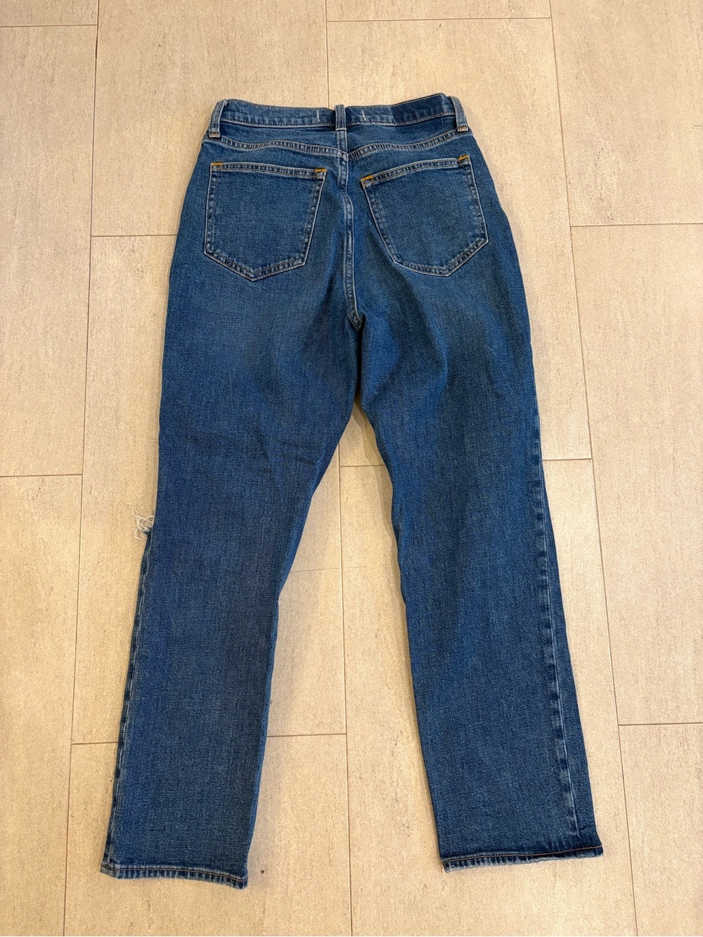 Abercrombie & Fitch Ultra High Rise Ankle Straight Jean Curve Love - Picture 3 of 4